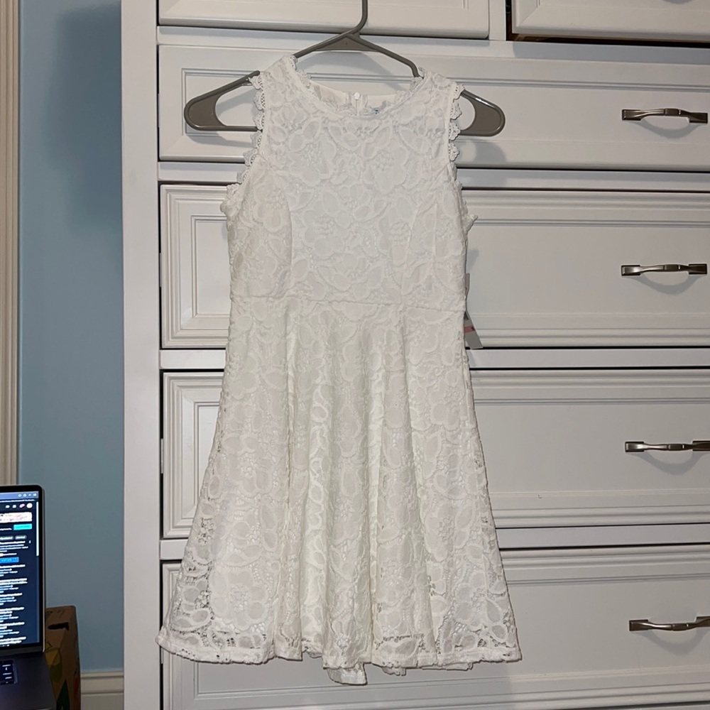 Tween Diva White Lace Dress